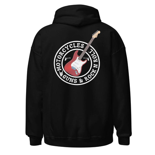 Motorcycles Guns And Rock N Roll Hoodie - MGW Clothing
