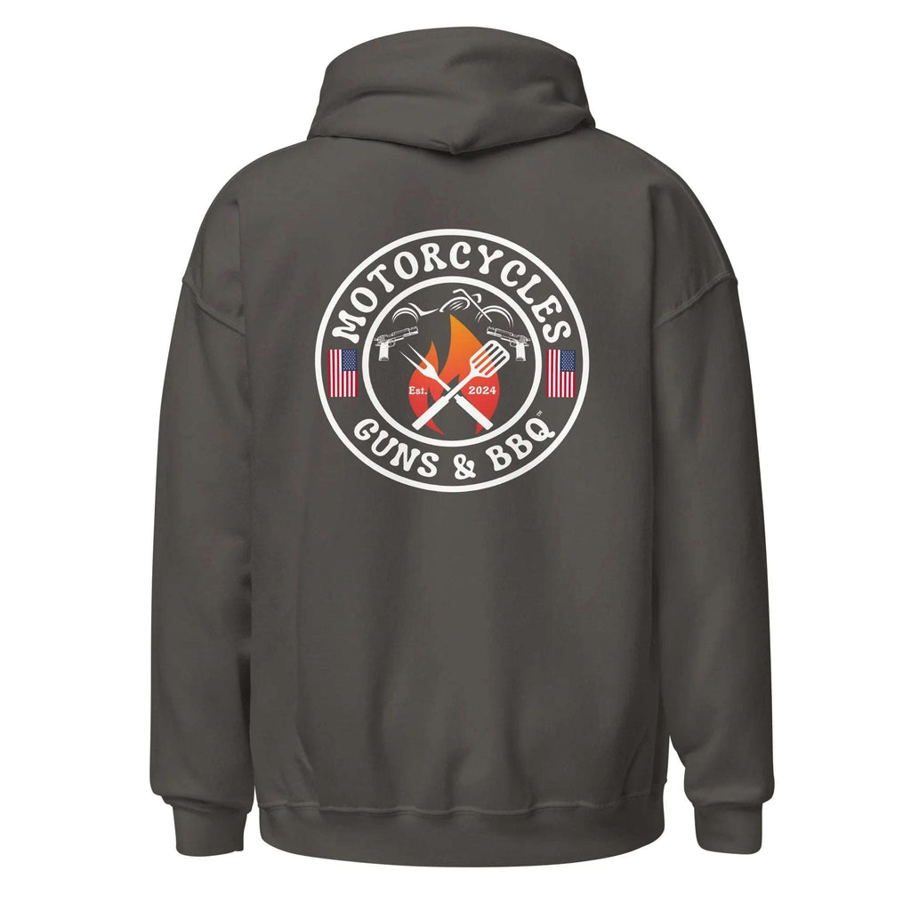 Motorcycles Guns And Bbq Hoodie - MGW Clothing