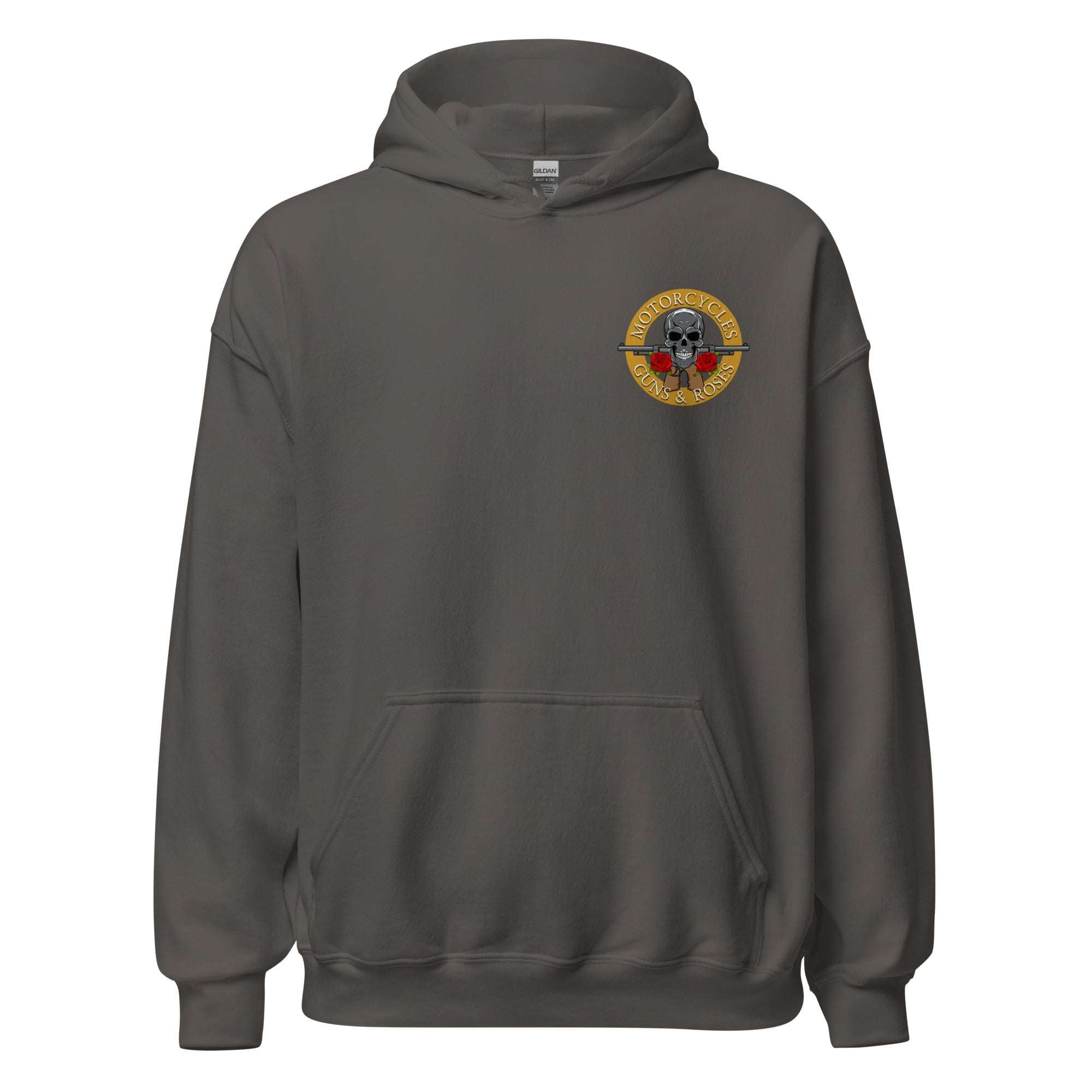 Motorcycles Guns And Roses Hoodie-MGW Clothing