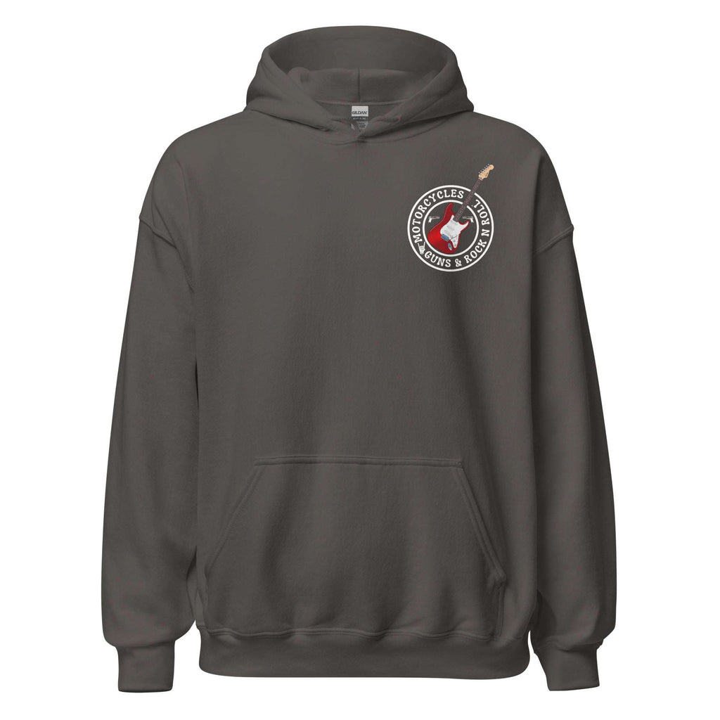 Motorcycles Guns And Rock N Roll Hoodie - MGW Clothing