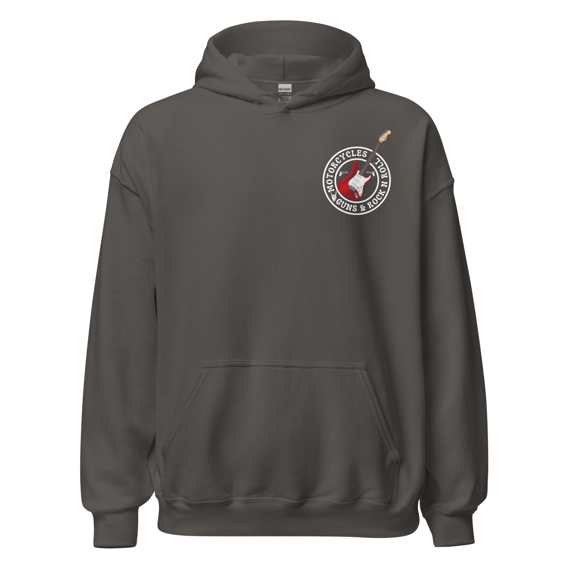 Motorcycles Guns And Rock N Roll Hoodie-MGW Clothing