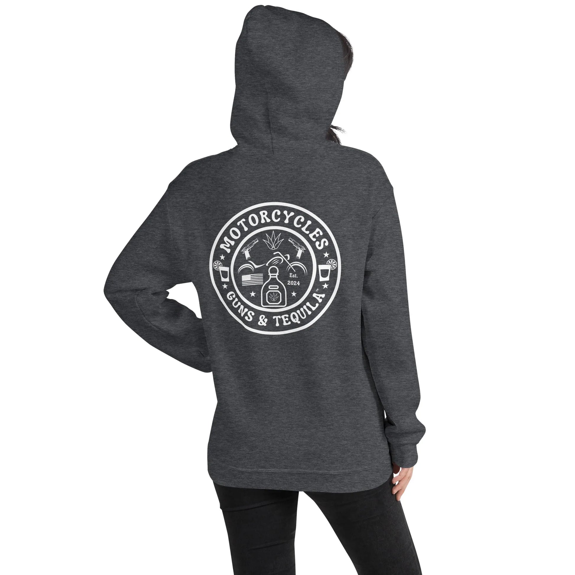Motorcycles Guns & Tequila Hoodie - Unisex - ShopMGW Clothing