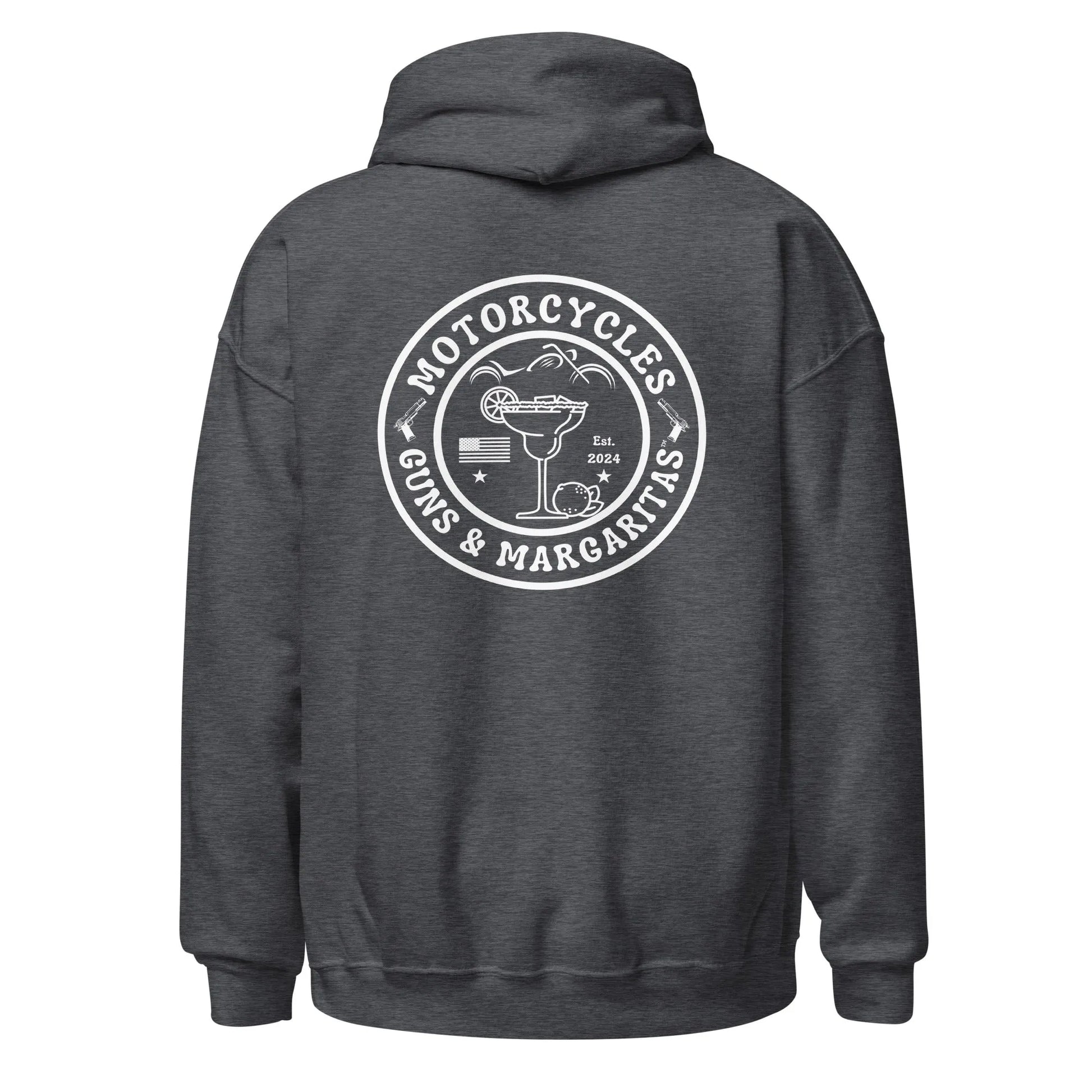 Motorcycles Guns & Margaritas Hoodie - Unisex - ShopMGW Clothing