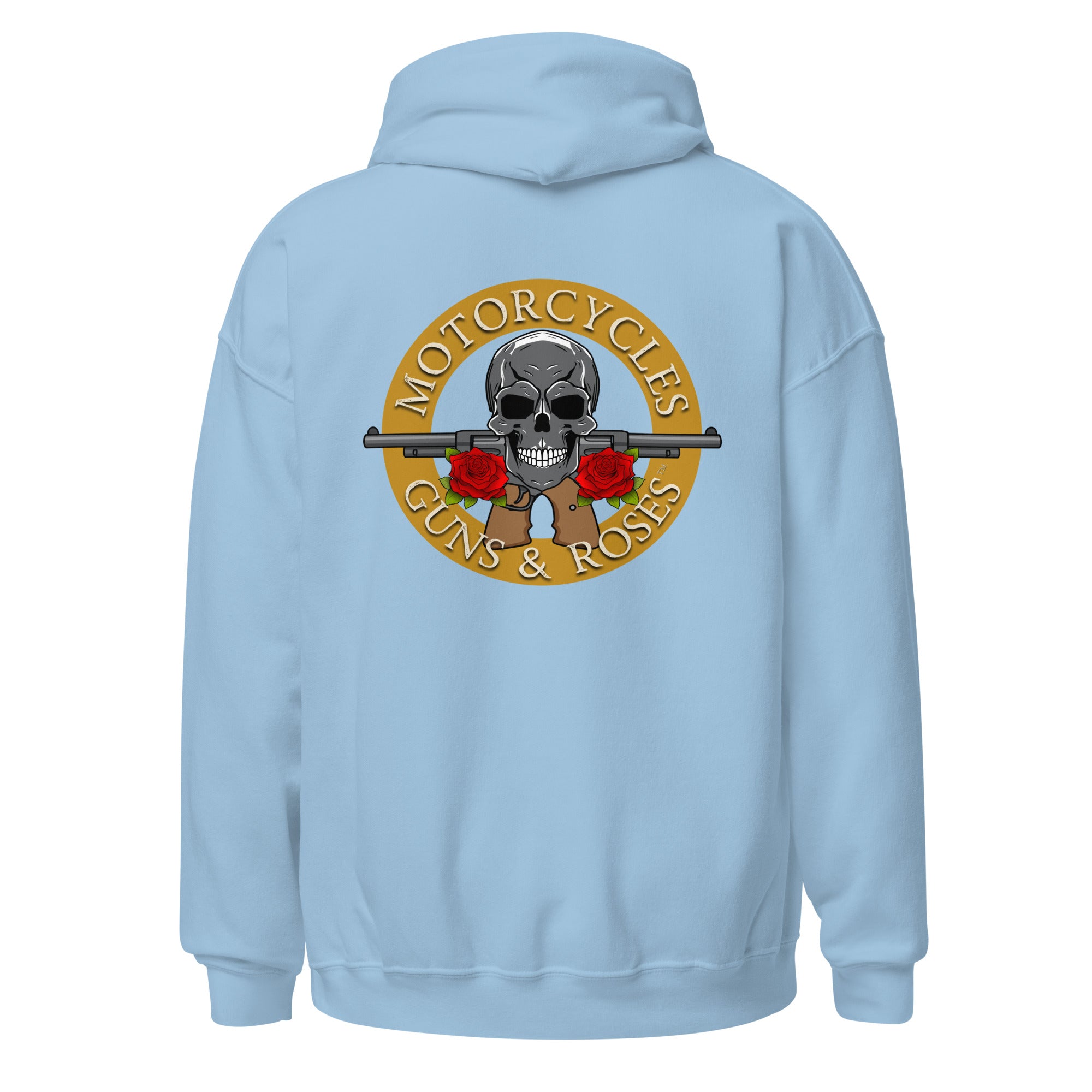 Motorcycles Guns And Roses Hoodie-MGW Clothing