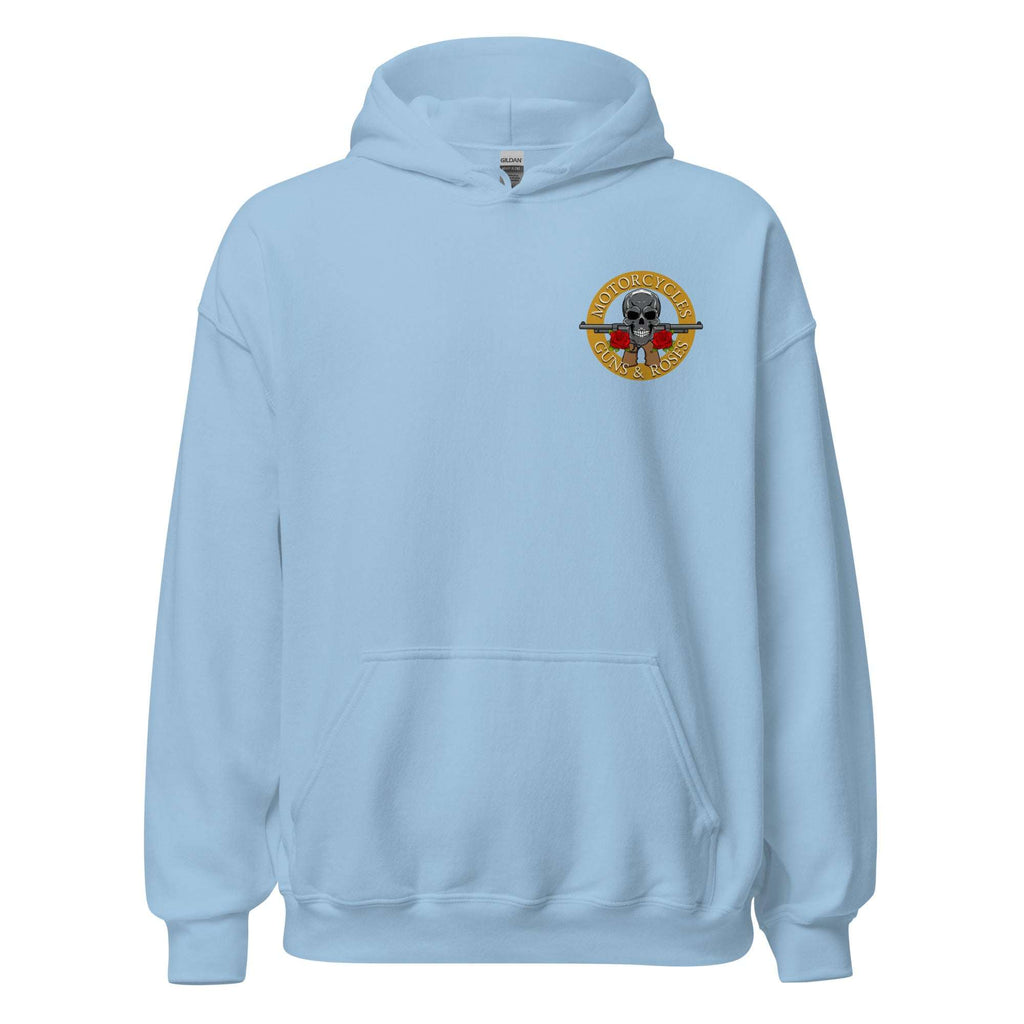 Motorcycles Guns And Roses Hoodie - MGW Clothing