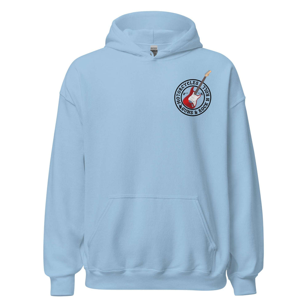 Motorcycles Guns And Rock N Roll Hoodie - MGW Clothing