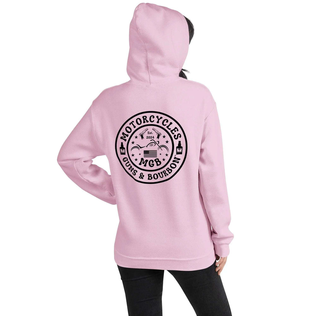 Motorcycles Guns & Bourbon Hoodie - Unisex -MGW Clothing