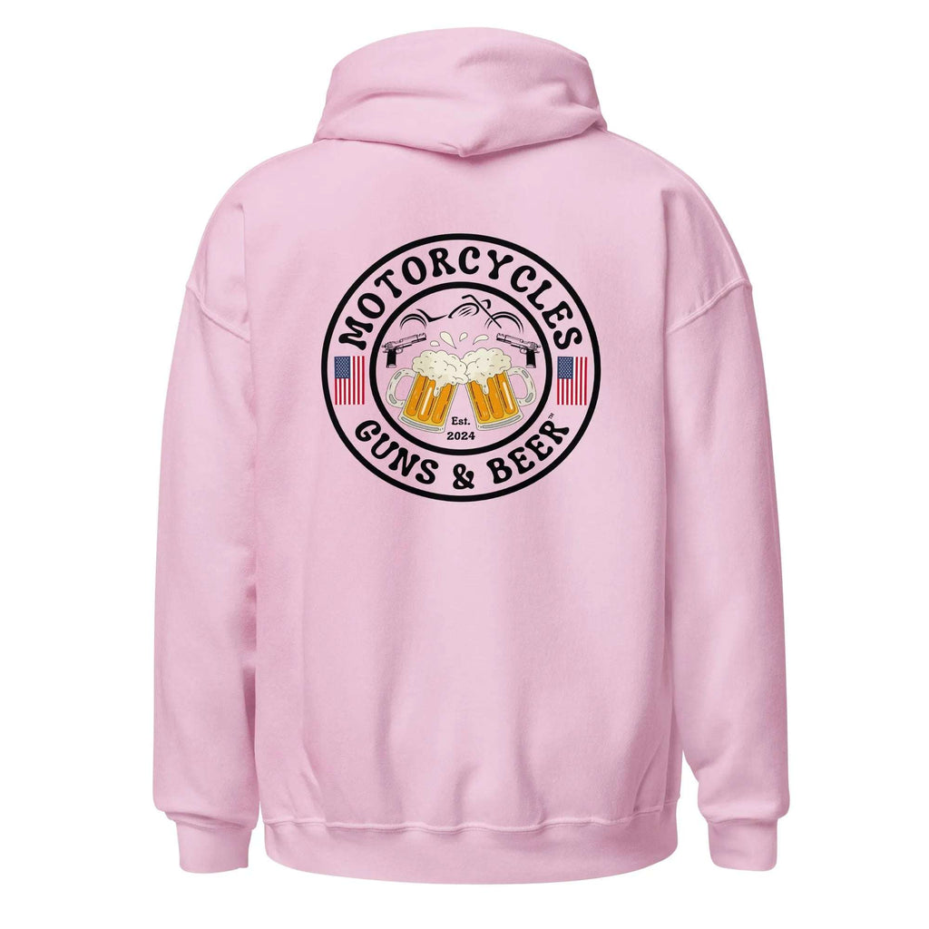 Motorcycles Guns & Beer Hoodie - Unisex -MGW Clothing