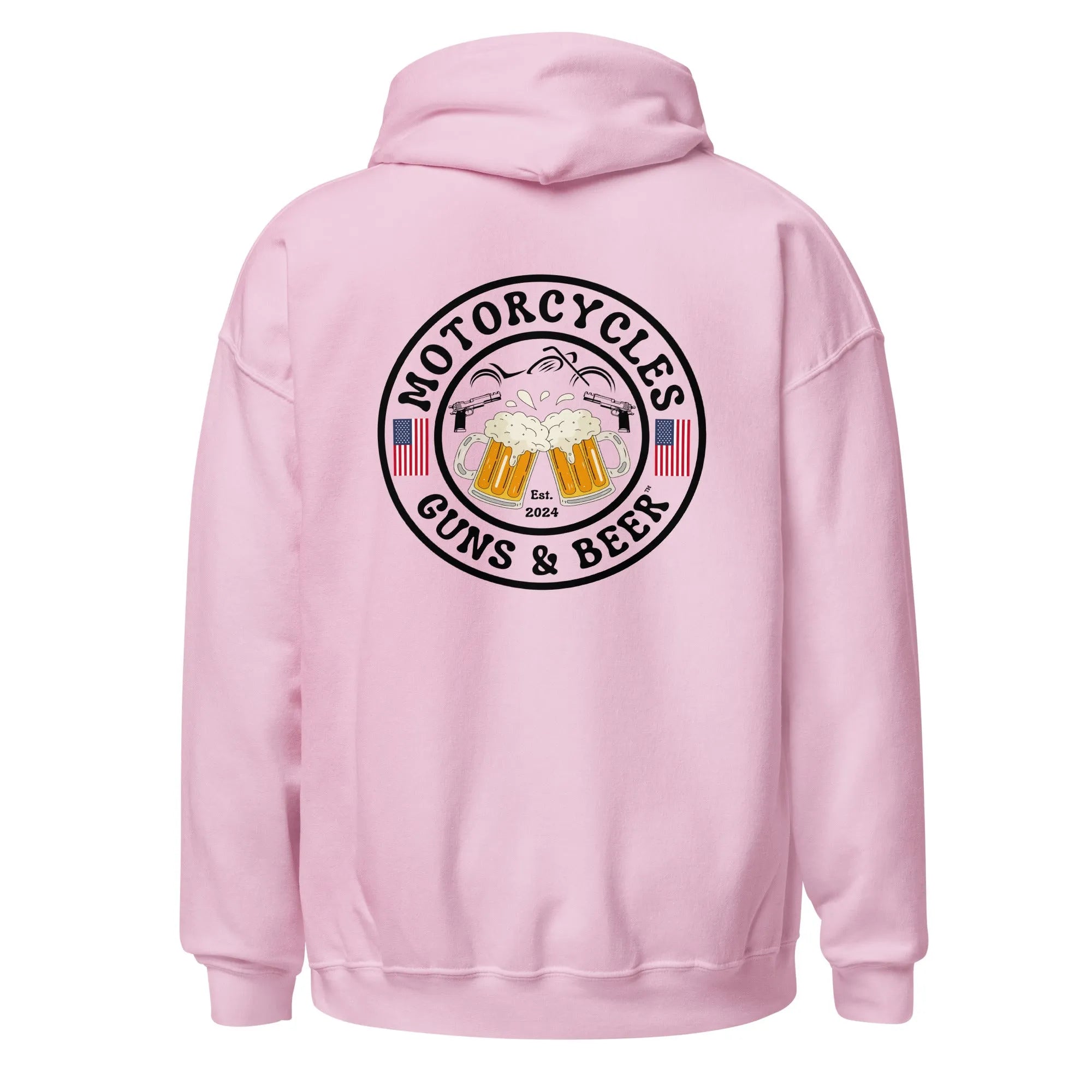Motorcycles Guns & Beer Hoodie - Unisex -MGW Clothing