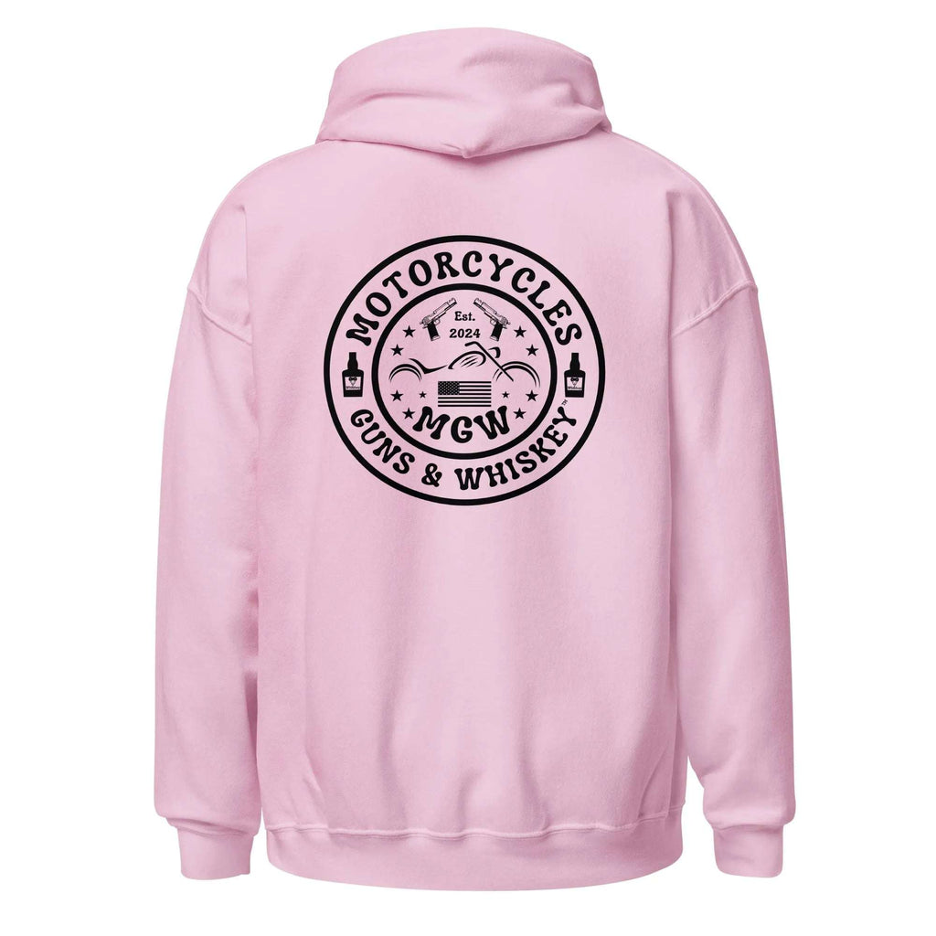 Motorcycles Guns & Whiskey Hoodie - Unisex -MGW Clothing