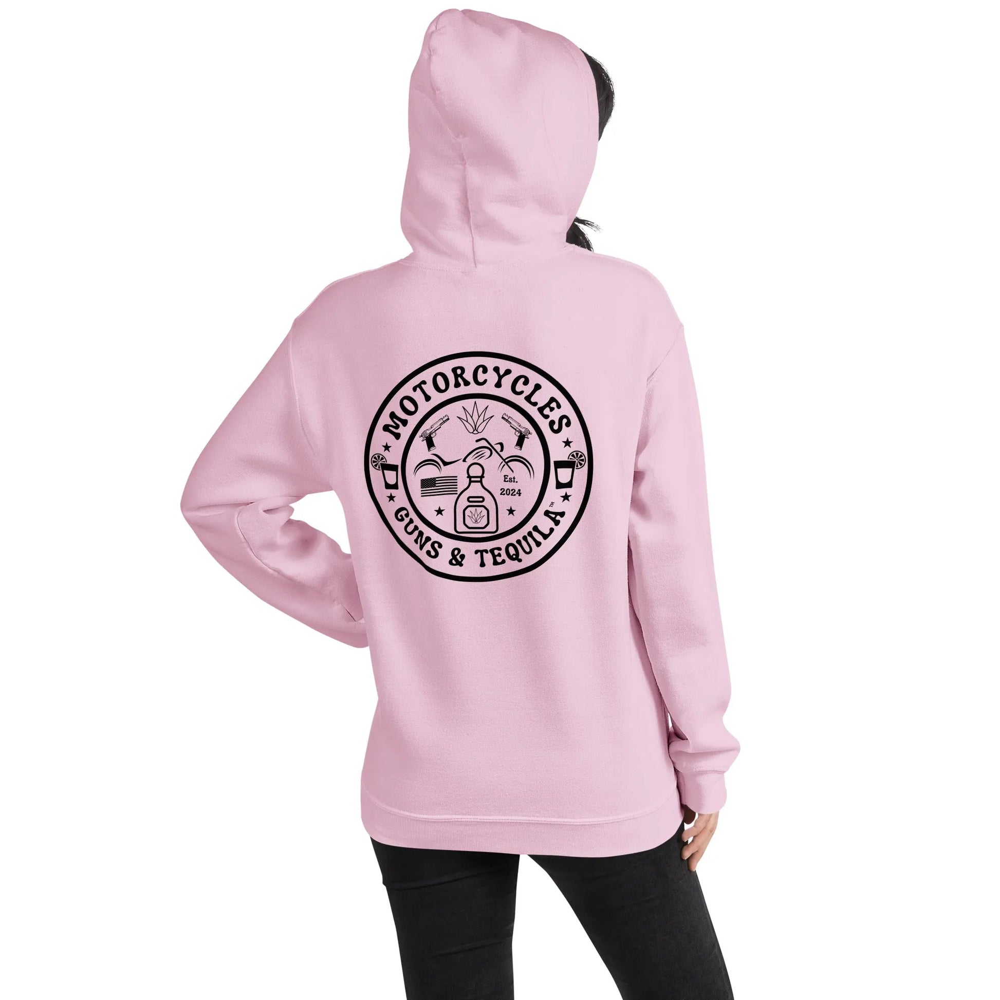 Motorcycles Guns & Tequila Hoodie - Unisex - ShopMGW Clothing