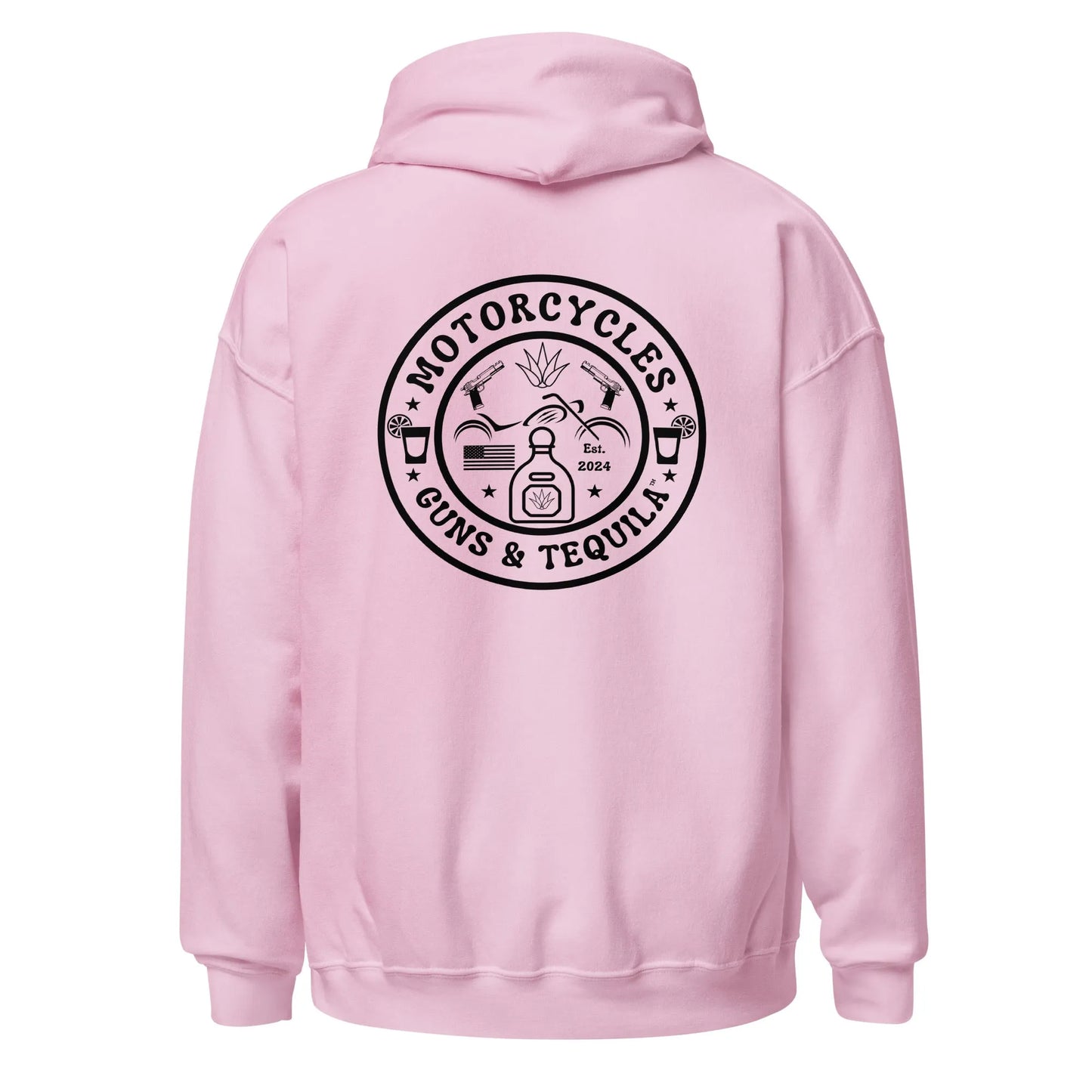 Motorcycles Guns & Tequila Hoodie - Unisex - ShopMGW Clothing