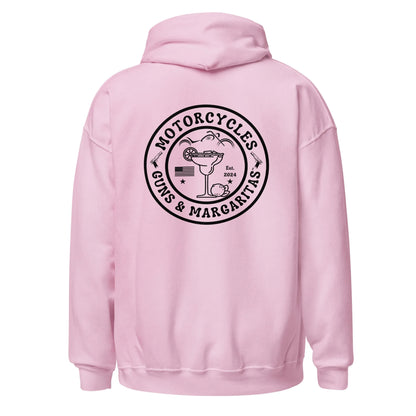 Motorcycles Guns & Margaritas Hoodie - Unisex - ShopMGW Clothing