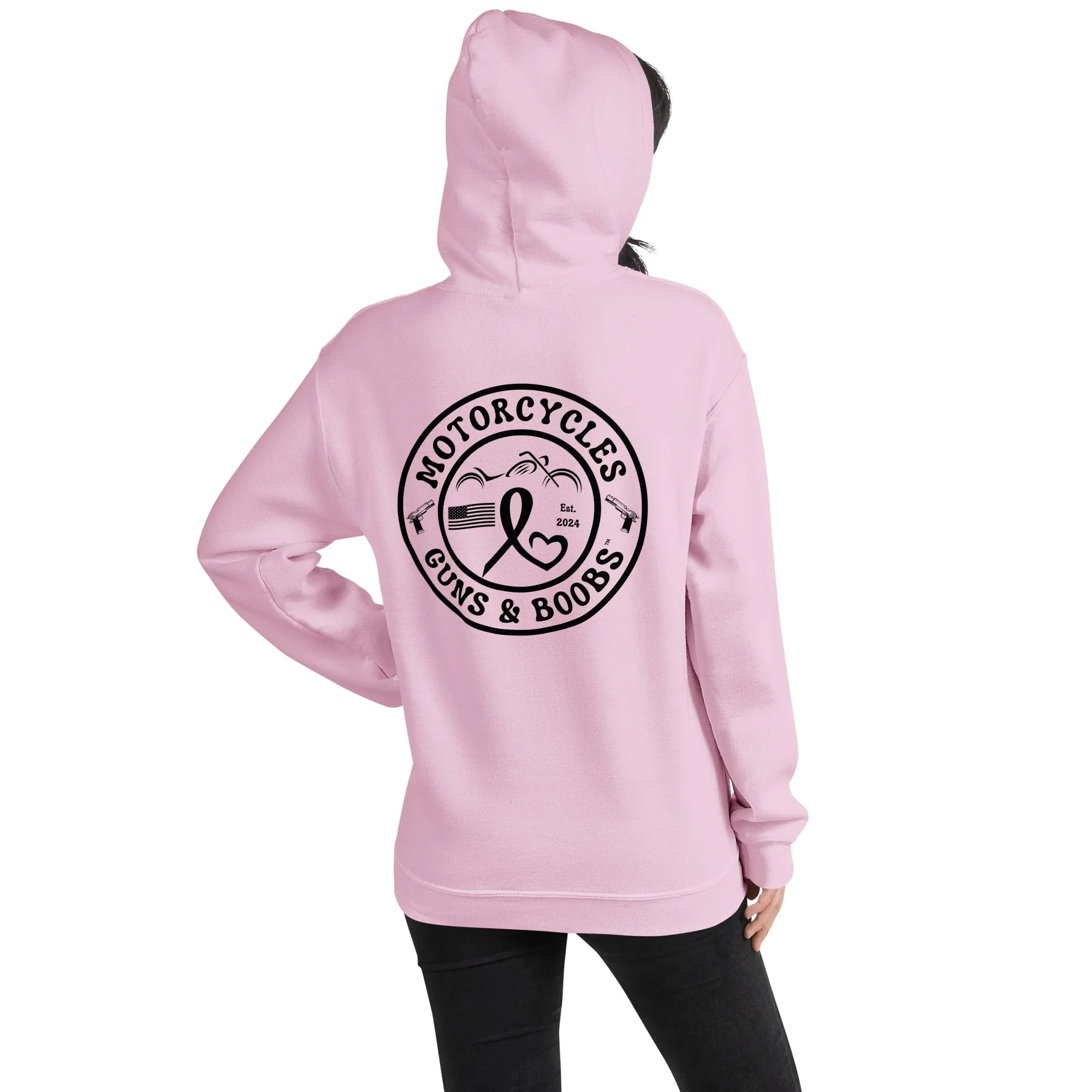 Motorcycles Guns & Boobs Hoodie - Unisex -MGW Clothing