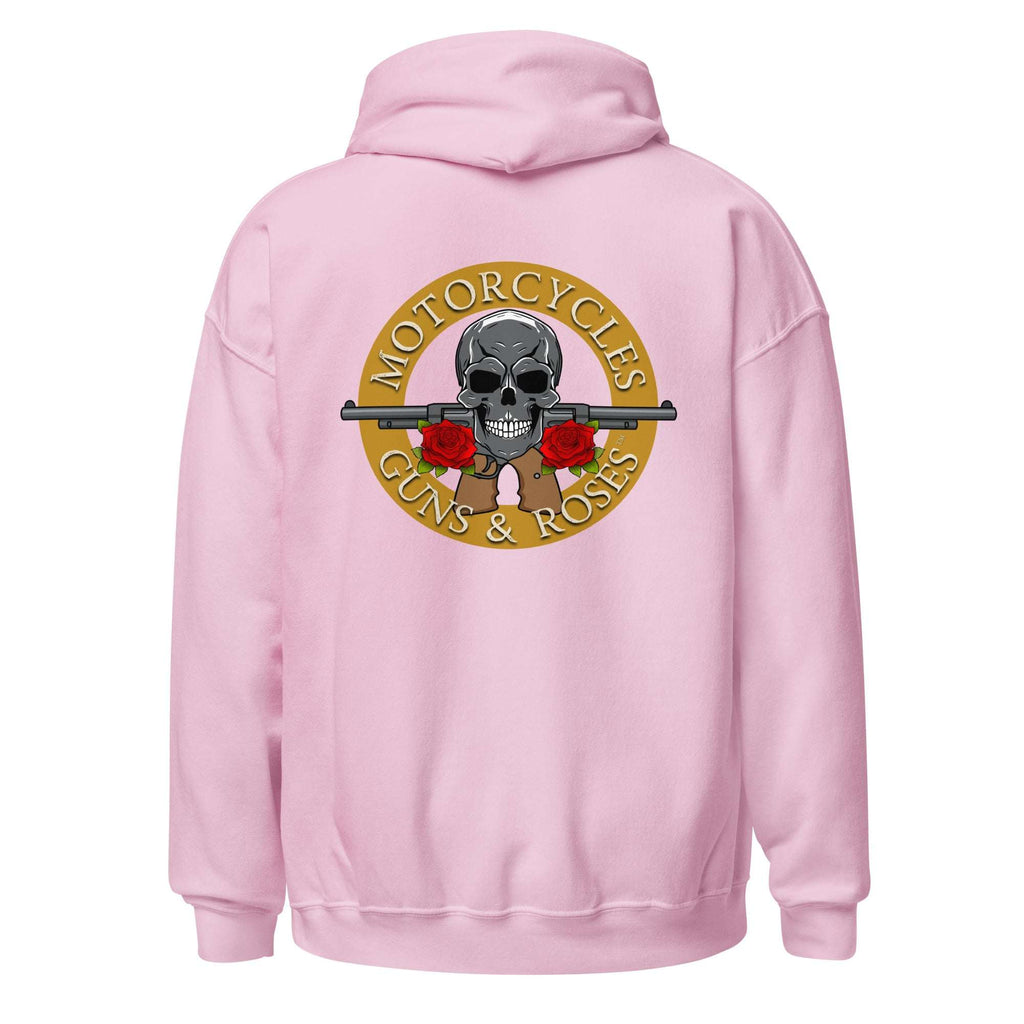 Motorcycles Guns And Roses Hoodie - MGW Clothing