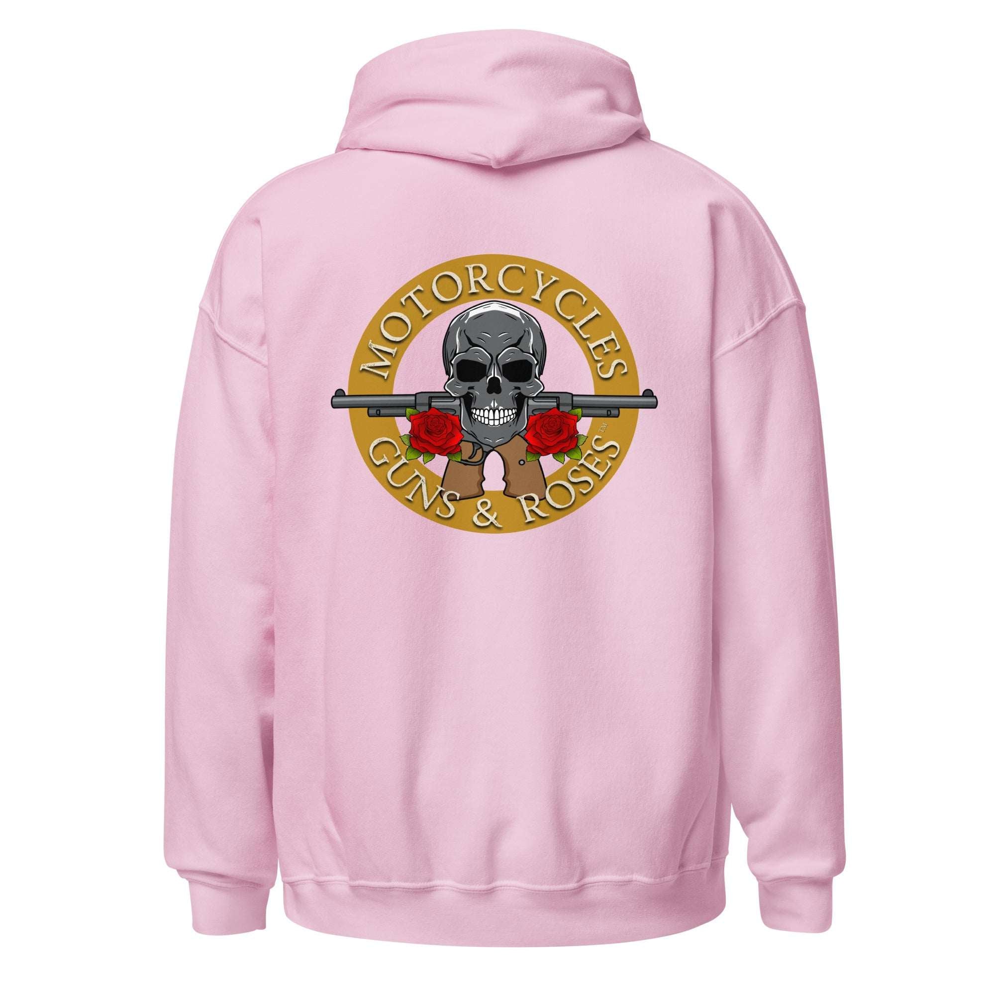 Motorcycles Guns And Roses Hoodie - MGW Clothing