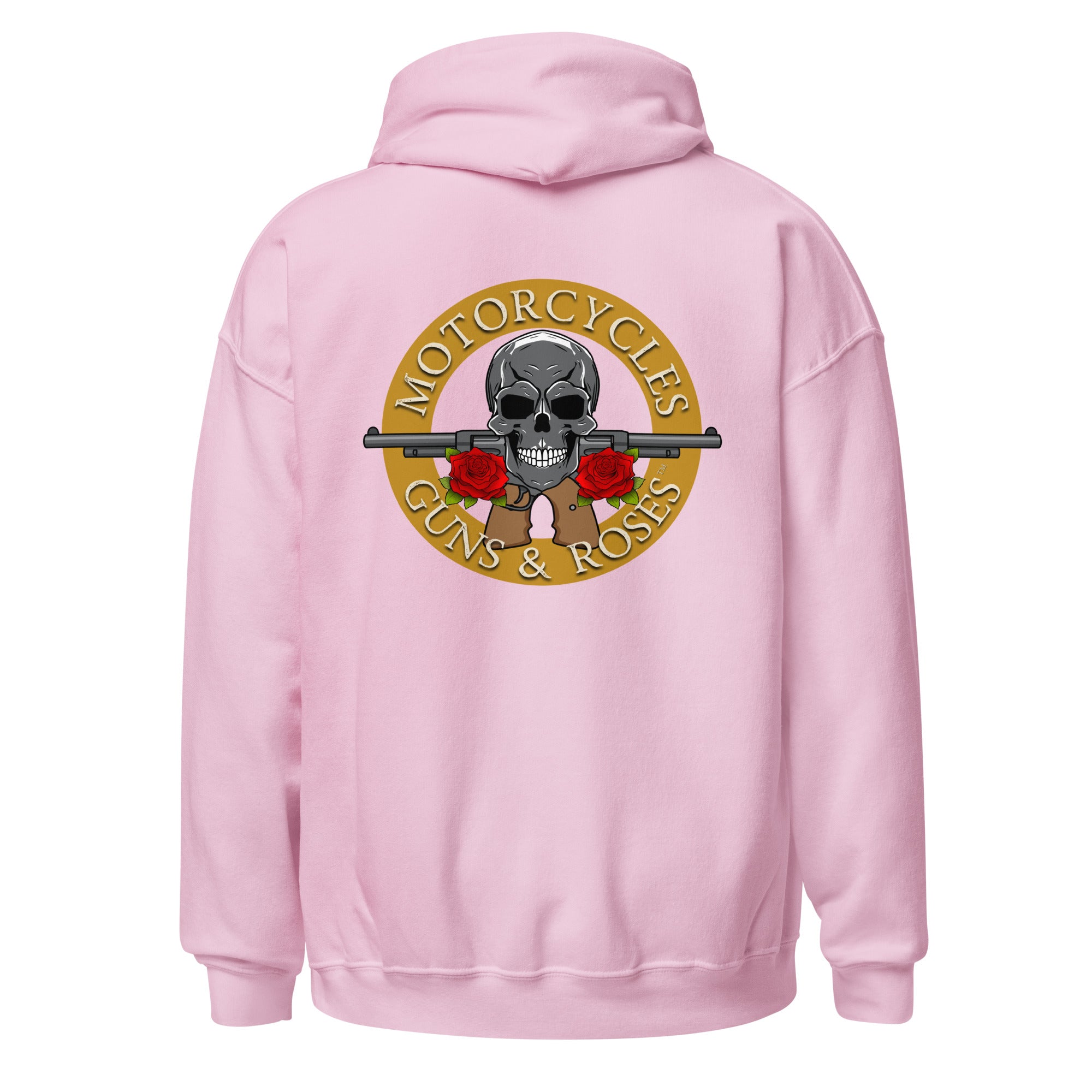Motorcycles Guns And Roses Hoodie-MGW Clothing