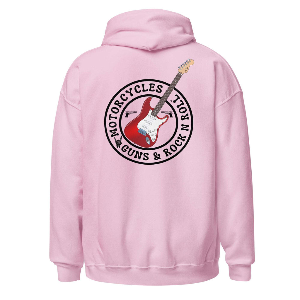 Motorcycles Guns And Rock N Roll Hoodie - MGW Clothing