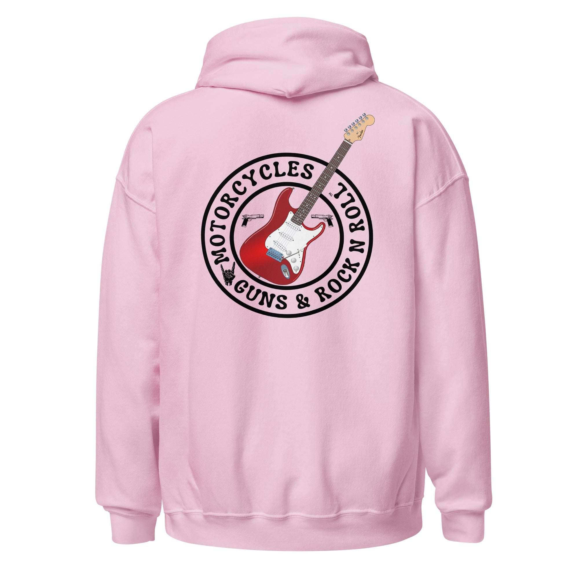 Motorcycles Guns And Rock N Roll Hoodie - MGW Clothing