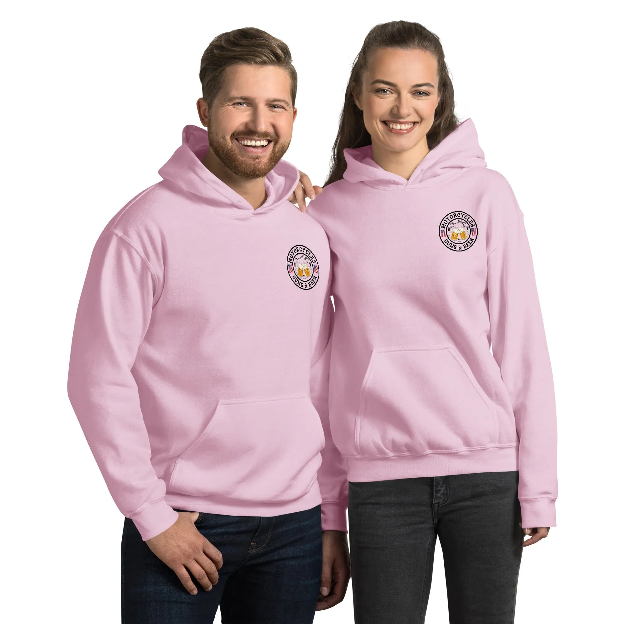 Motorcycles Guns & Beer Hoodie - Unisex -MGW Clothing