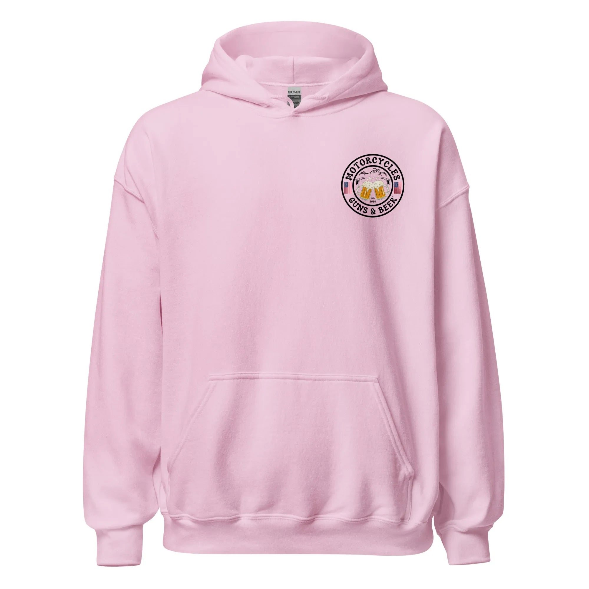 Motorcycles Guns & Beer Hoodie - Unisex -MGW Clothing