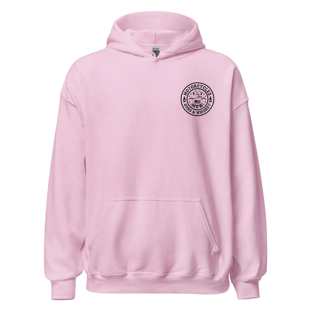Motorcycles Guns & Whiskey Hoodie - Unisex -MGW Clothing