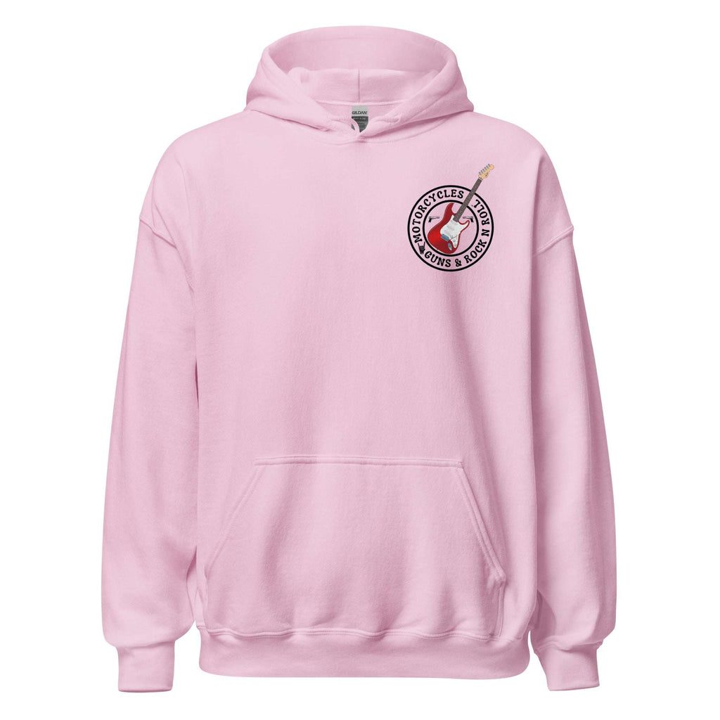Motorcycles Guns And Rock N Roll Hoodie - MGW Clothing