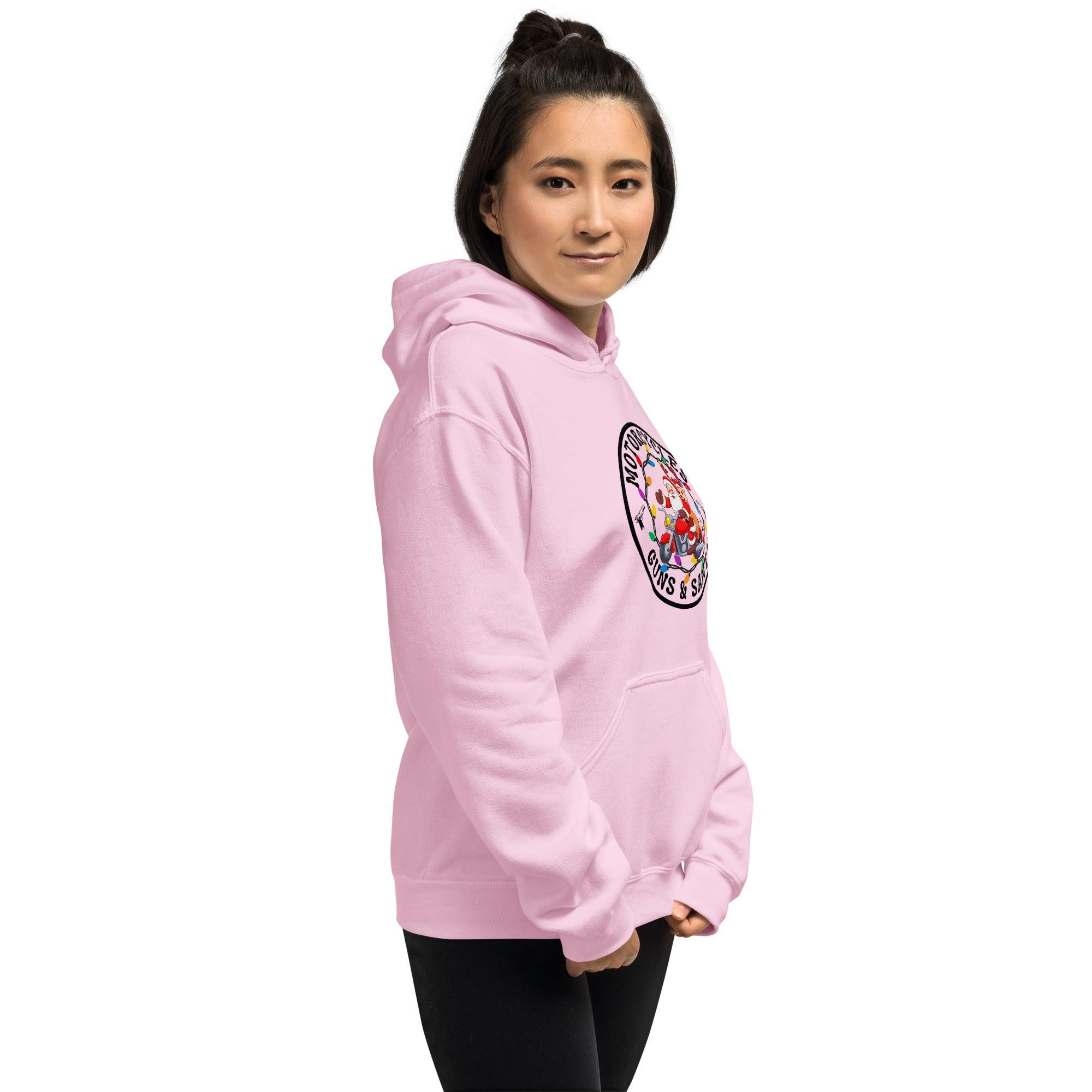 Motorcycles Guns & Santa Hoodie - Unisex -MGW Clothing