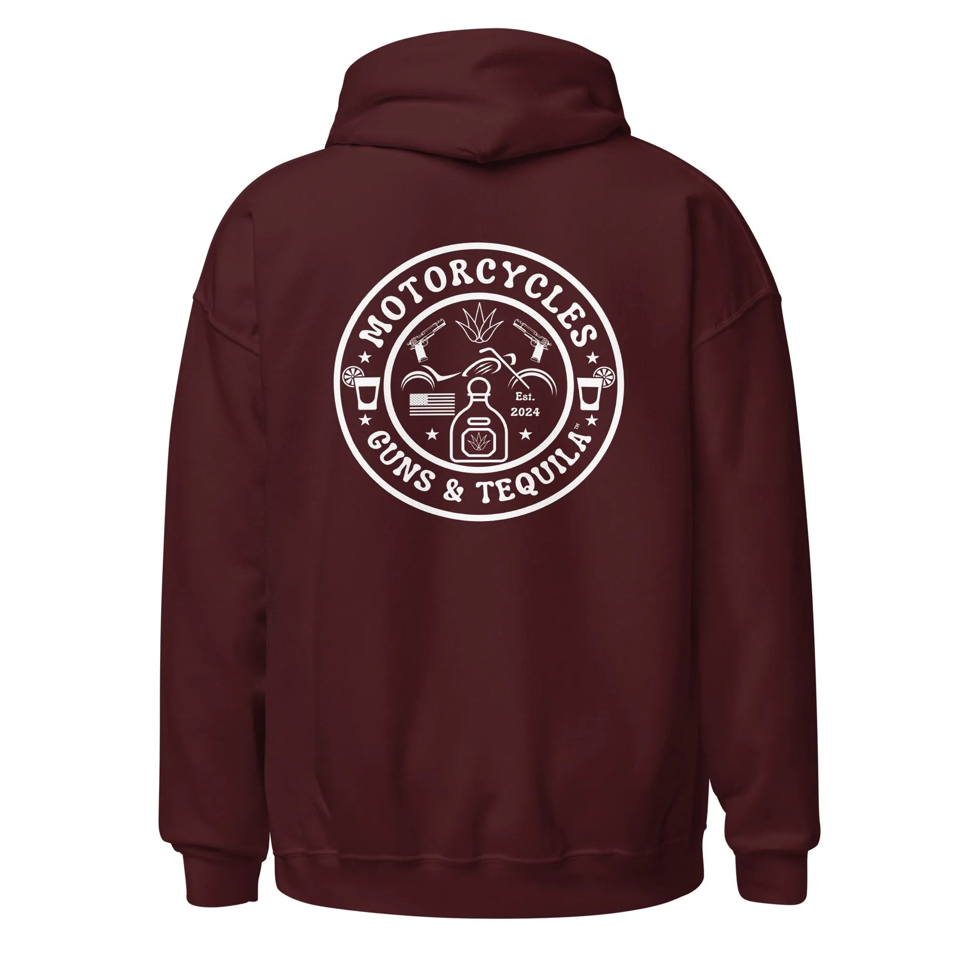 Motorcycles Guns & Tequila Hoodie - Unisex - ShopMGW Clothing