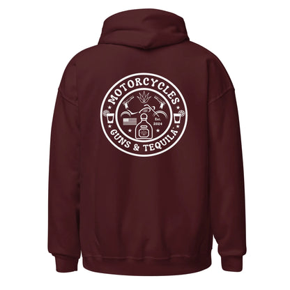 Motorcycles Guns & Tequila Hoodie - Unisex - ShopMGW Clothing