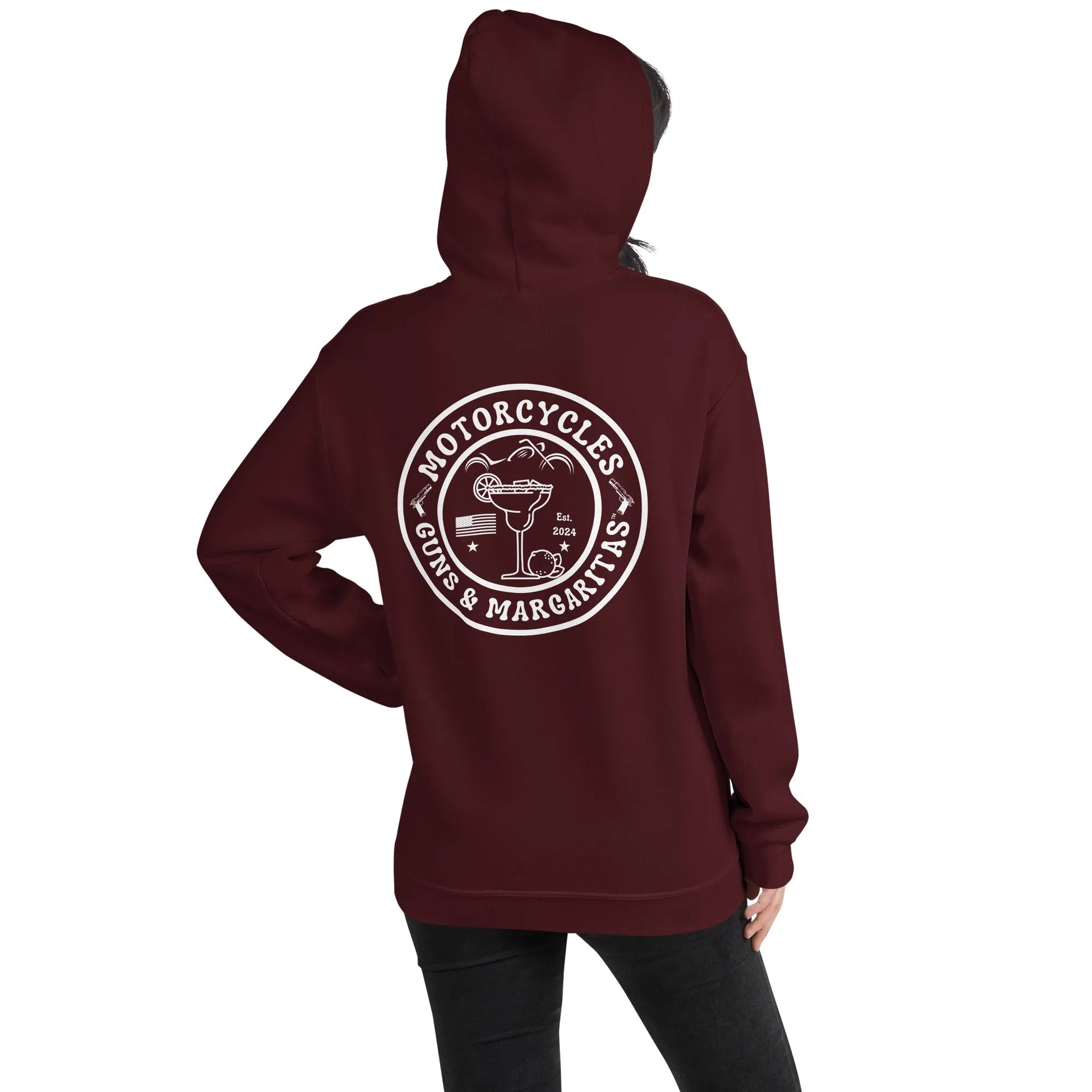 Motorcycles Guns & Margaritas Hoodie - Unisex - ShopMGW Clothing