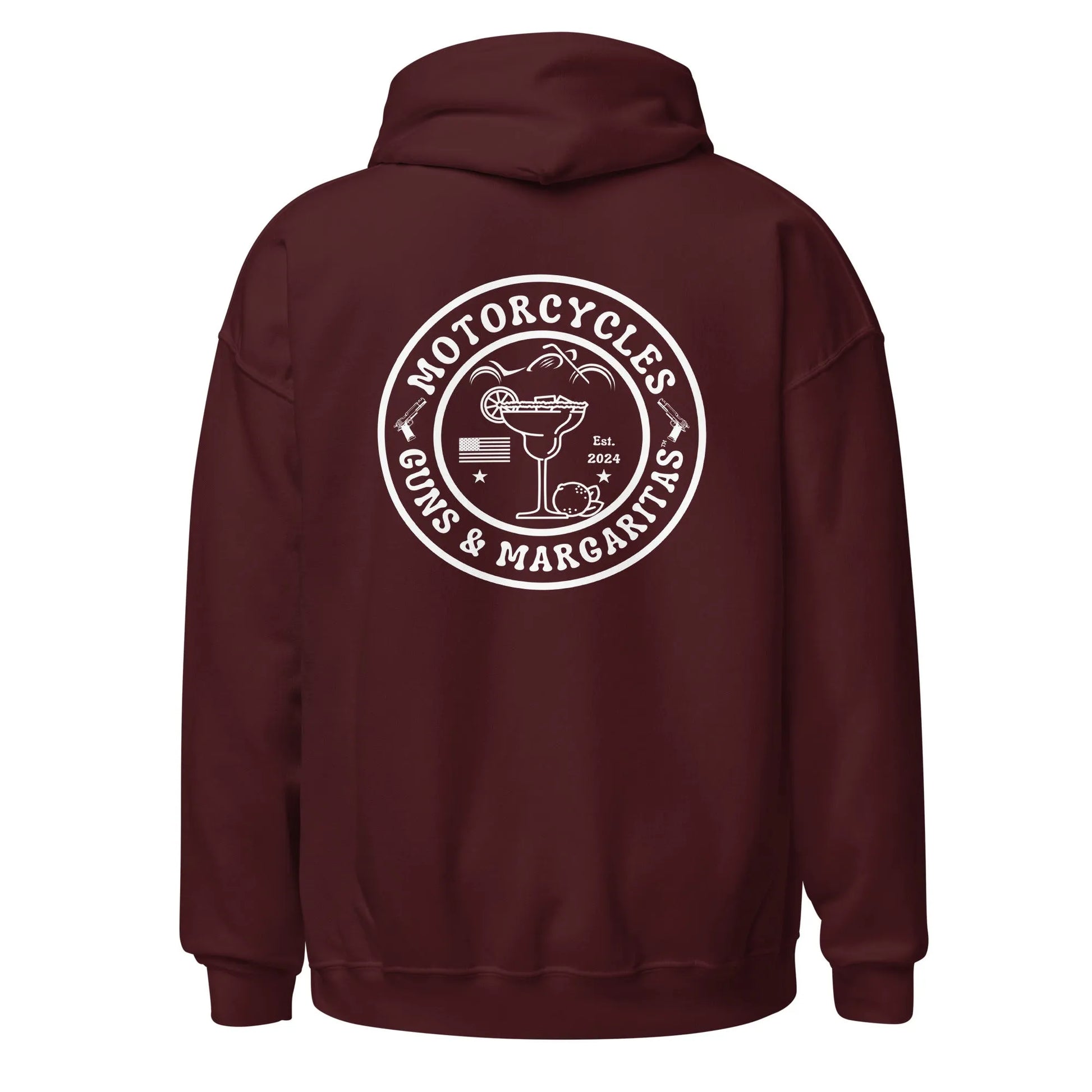 Motorcycles Guns & Margaritas Hoodie - Unisex - ShopMGW Clothing