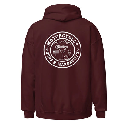 Motorcycles Guns & Margaritas Hoodie - Unisex - ShopMGW Clothing
