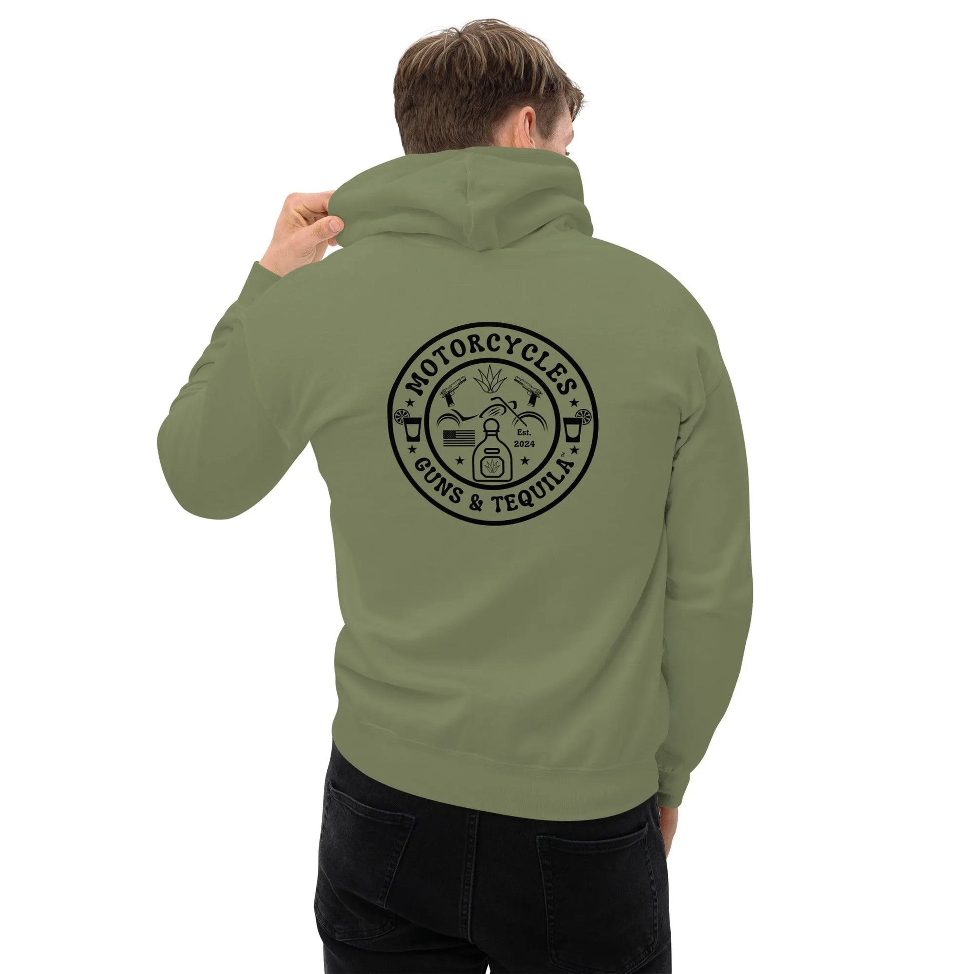 Motorcycles Guns & Tequila Hoodie - Unisex - ShopMGW Clothing