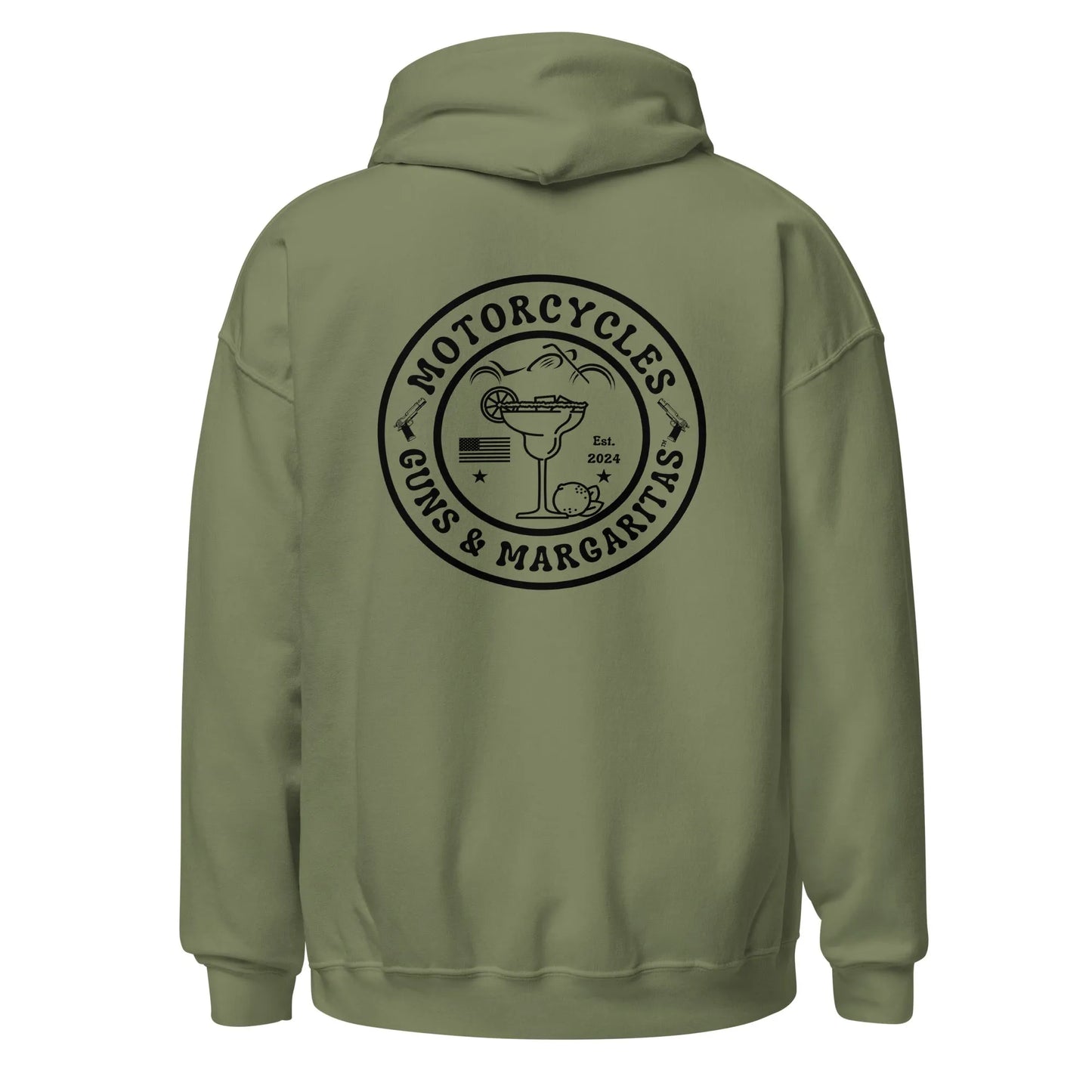 Motorcycles Guns & Margaritas Hoodie - Unisex - ShopMGW Clothing