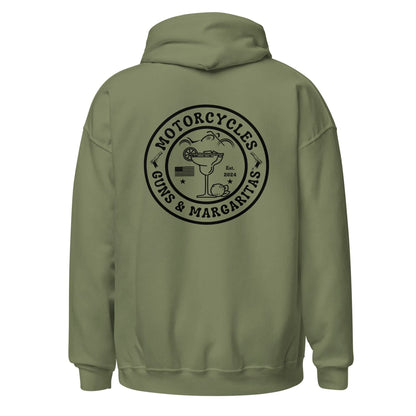 Motorcycles Guns & Margaritas Hoodie - Unisex - ShopMGW Clothing
