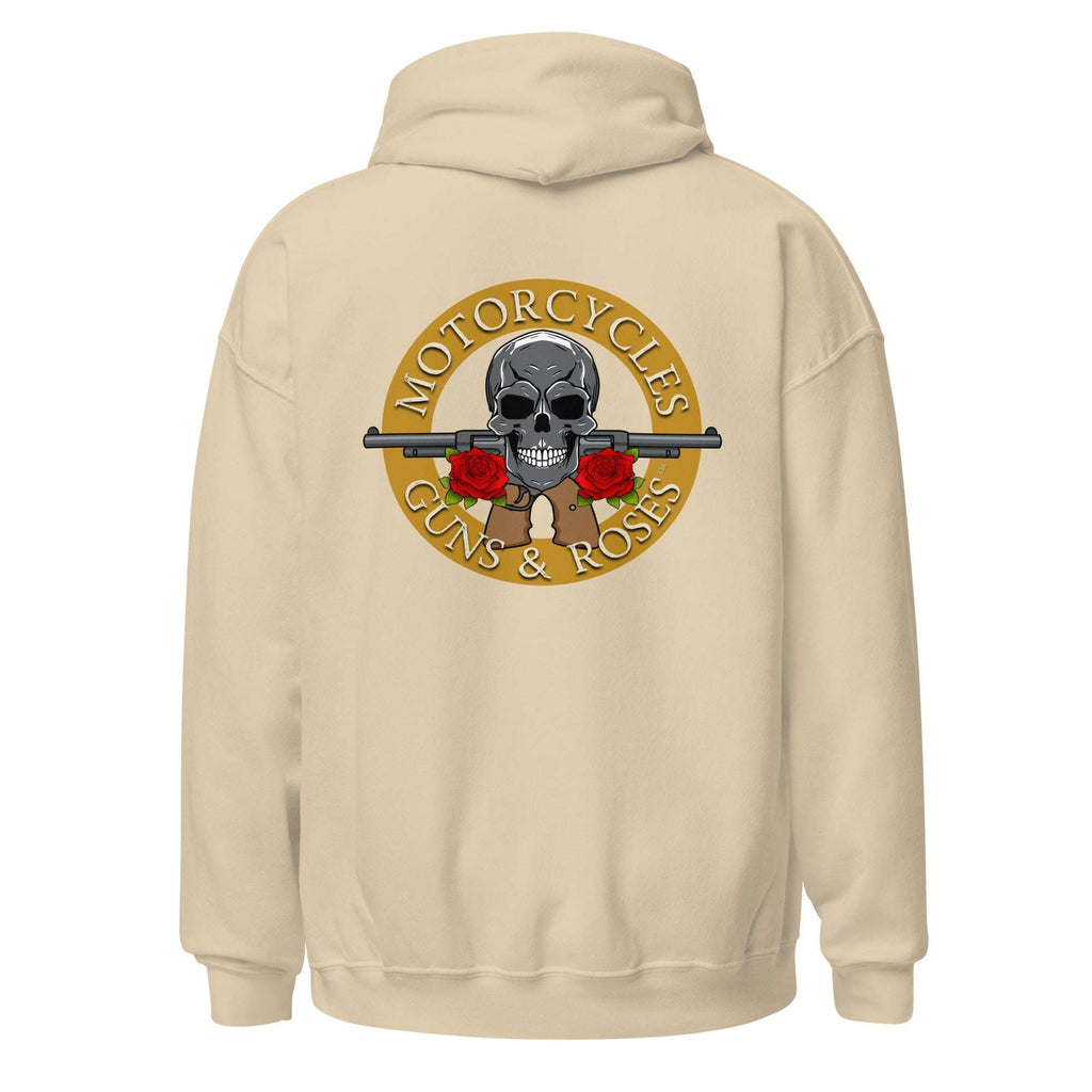 Motorcycles Guns And Roses Hoodie - MGW Clothing