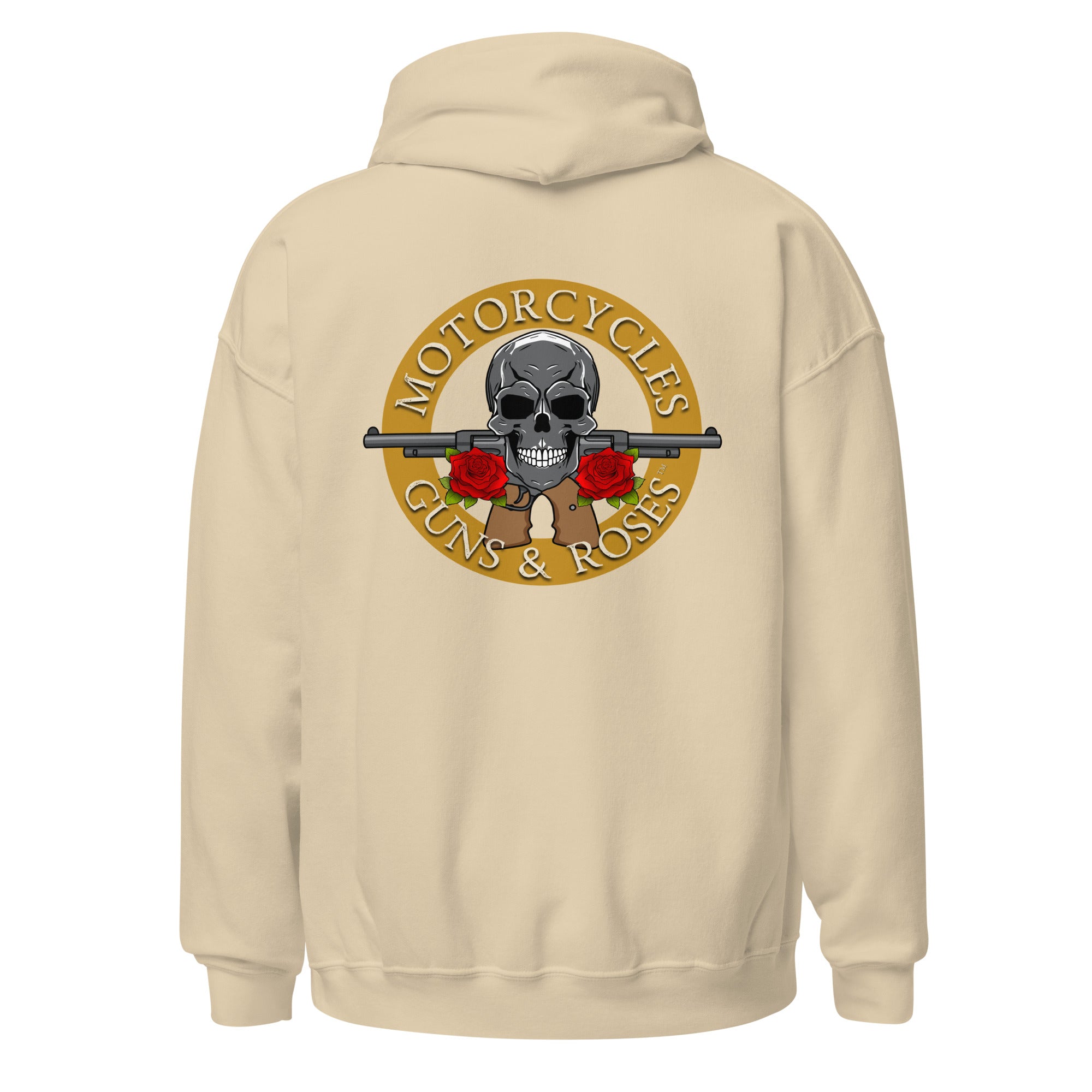 Motorcycles Guns And Roses Hoodie-MGW Clothing