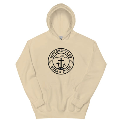 Motorcycles Guns & Jesus Hoodie - Unisex - ShopMGW Clothing