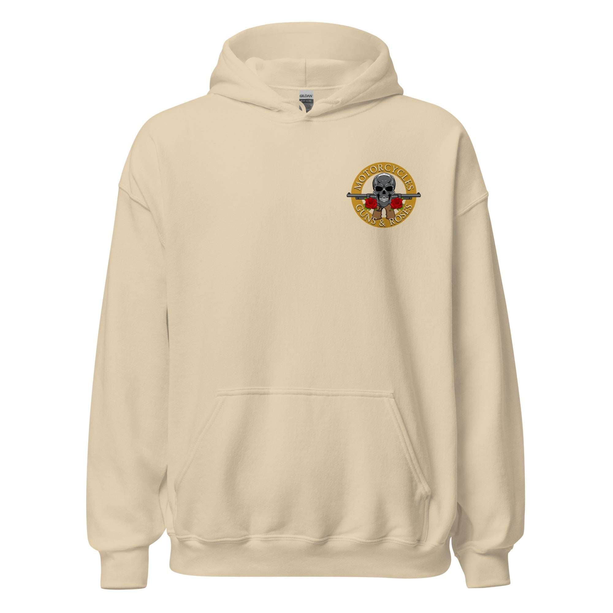 Motorcycles Guns And Roses Hoodie-MGW Clothing