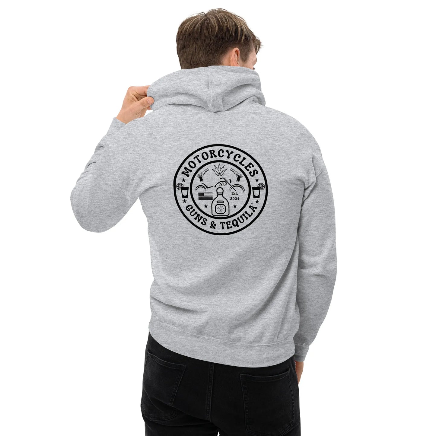 Motorcycles Guns & Tequila Hoodie - Unisex - ShopMGW Clothing