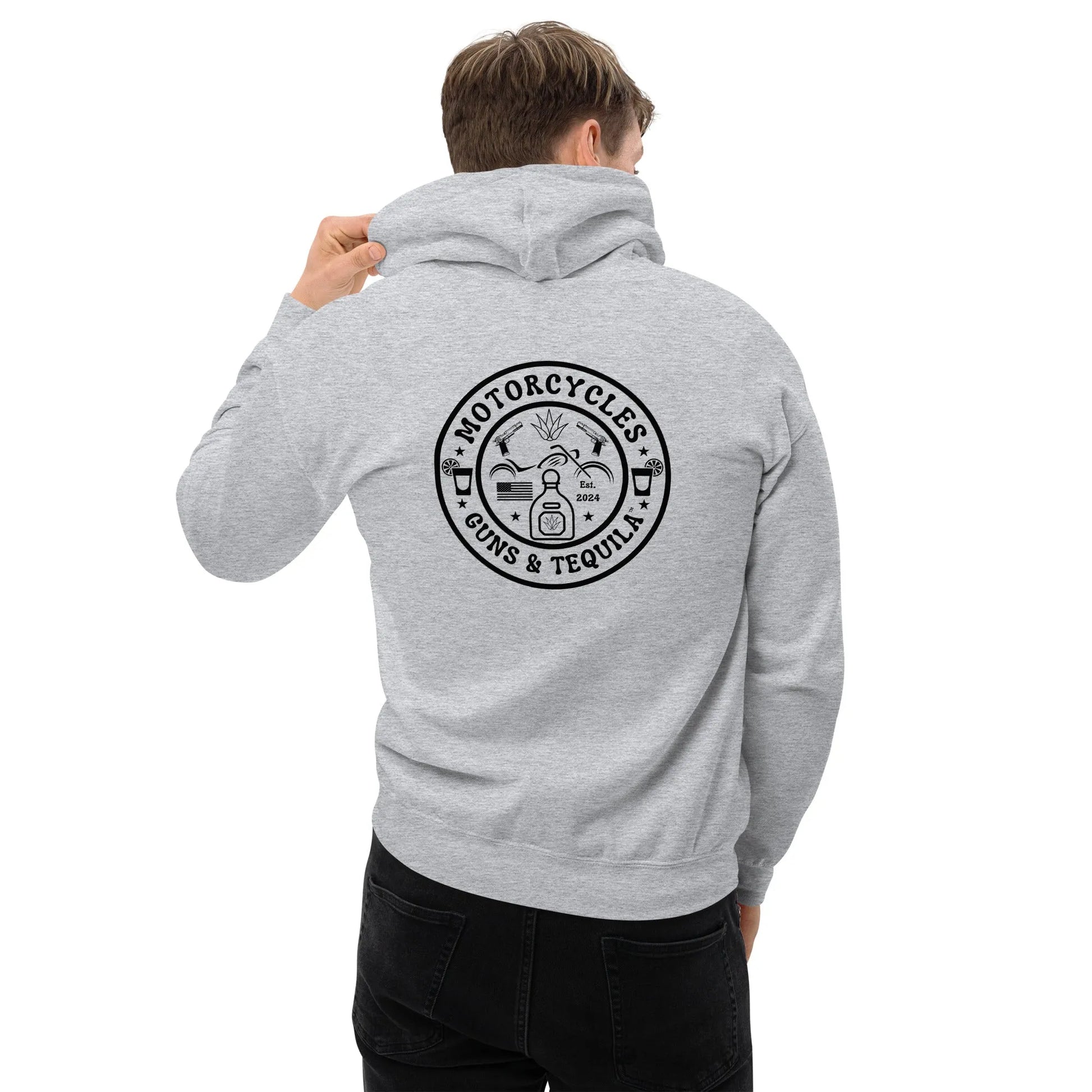 Motorcycles Guns & Tequila Hoodie - Unisex - ShopMGW Clothing