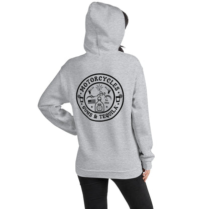 Motorcycles Guns & Tequila Hoodie - Unisex - ShopMGW Clothing