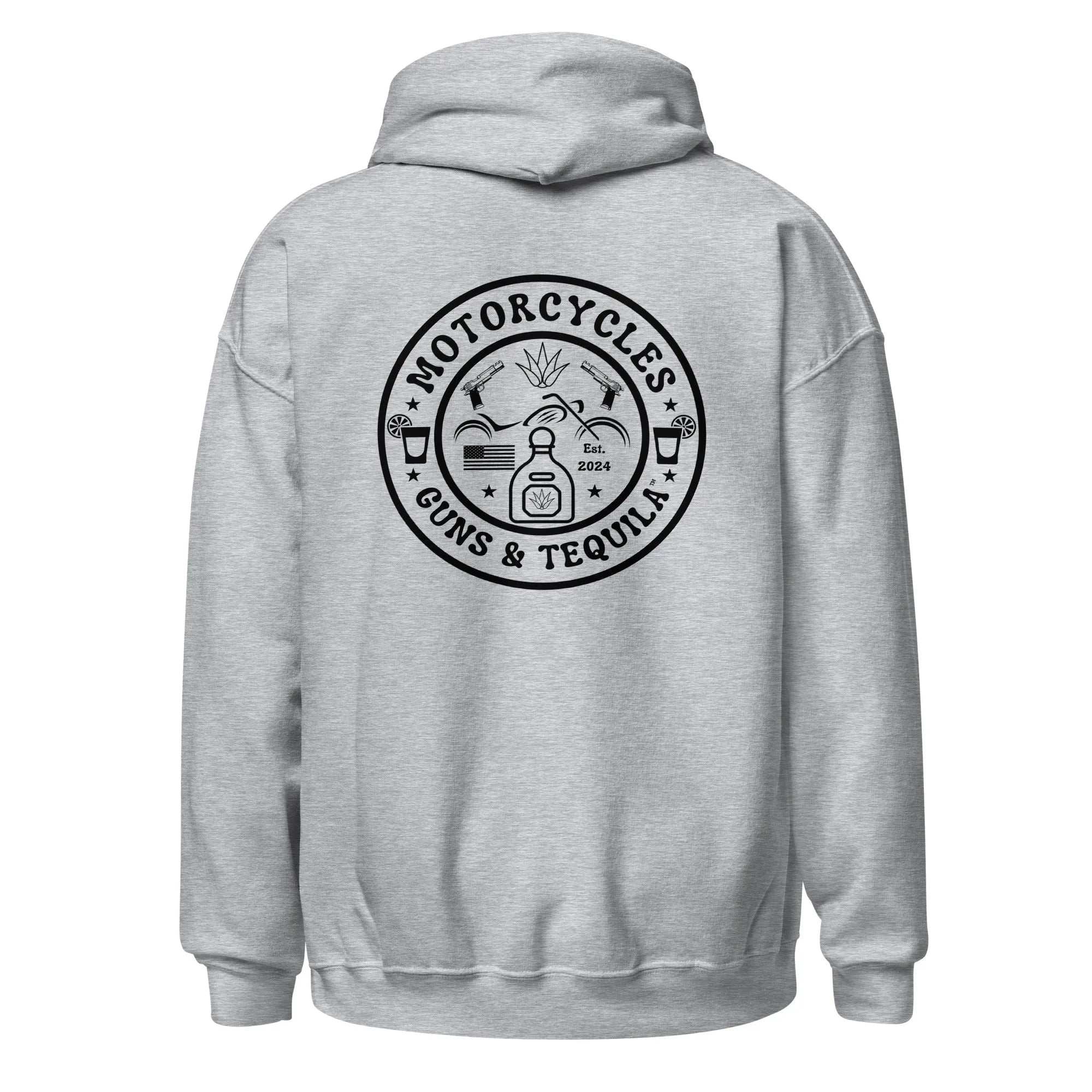 Motorcycles Guns & Tequila Hoodie - Unisex -MGW Clothing