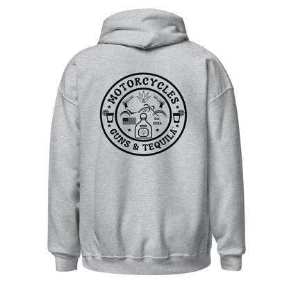 Motorcycles Guns & Tequila Hoodie - Unisex - ShopMGW Clothing