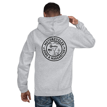 Motorcycles Guns & Margaritas Hoodie - Unisex - ShopMGW Clothing