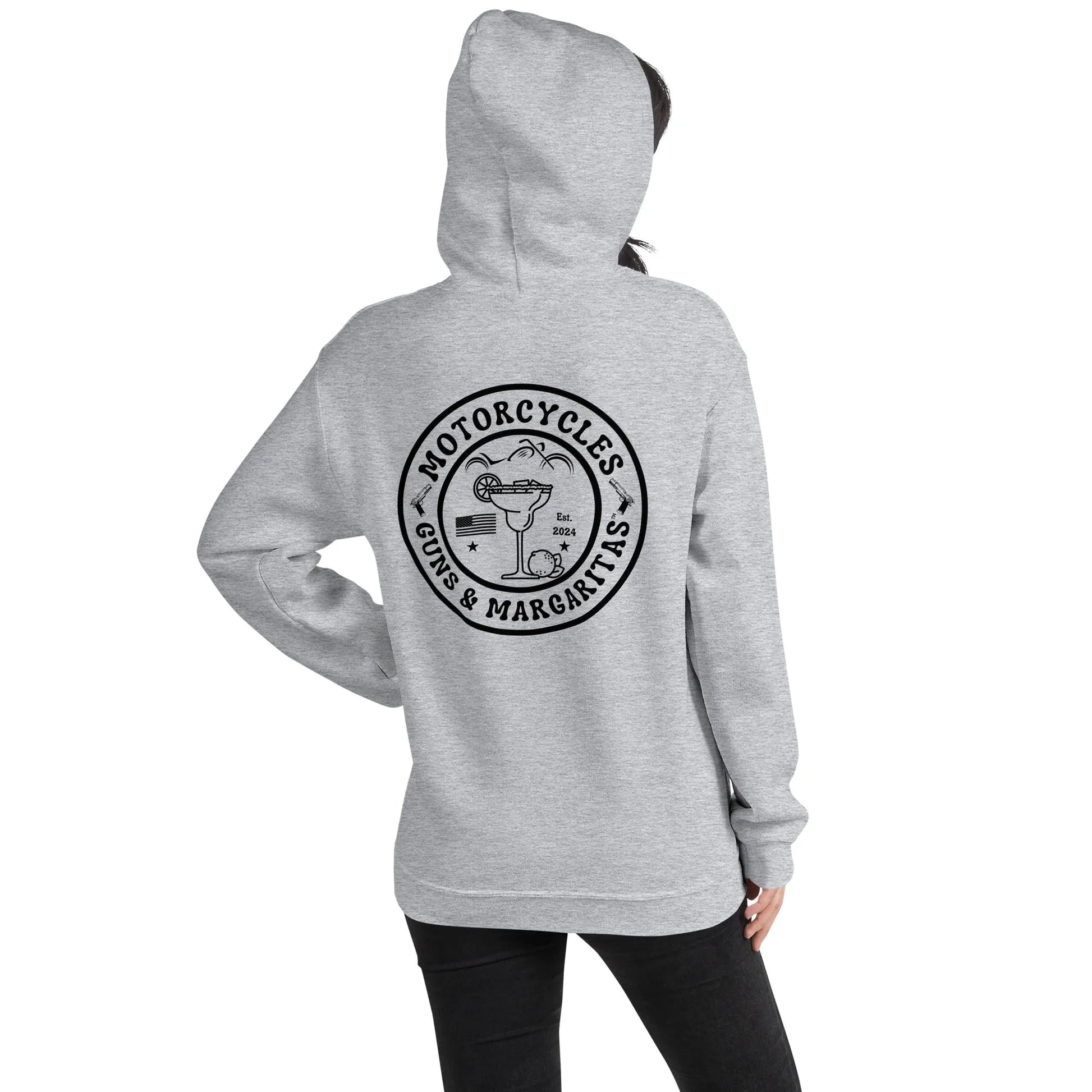 Motorcycles Guns & Margaritas Hoodie - Unisex - ShopMGW Clothing