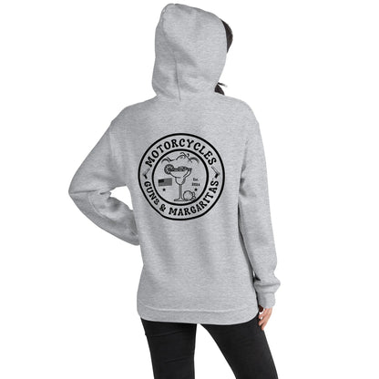 Motorcycles Guns & Margaritas Hoodie - Unisex - ShopMGW Clothing