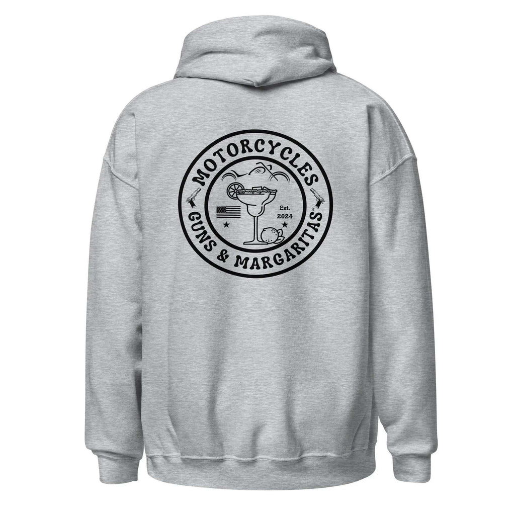 Motorcycles Guns & Margaritas Hoodie - Unisex -MGW Clothing