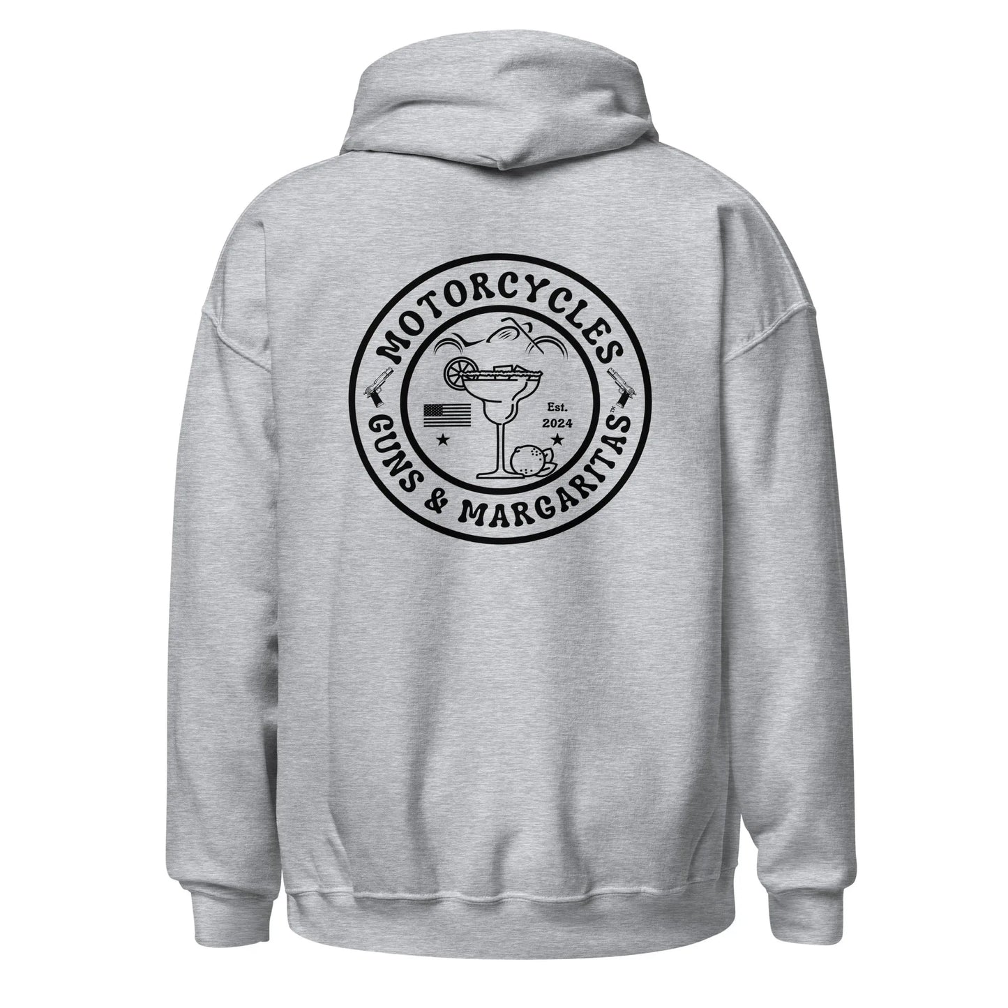 Motorcycles Guns & Margaritas Hoodie - Unisex - ShopMGW Clothing